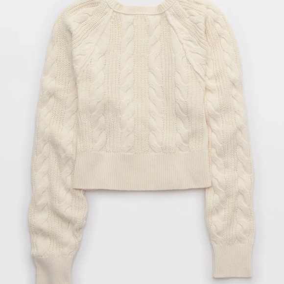 Aerie Cable Wrap Cardigan - Picture 3 of 8